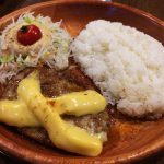 「びっくりドンキーmozoワンダーシティ店」のチーズバーグディッシュ @上小田井