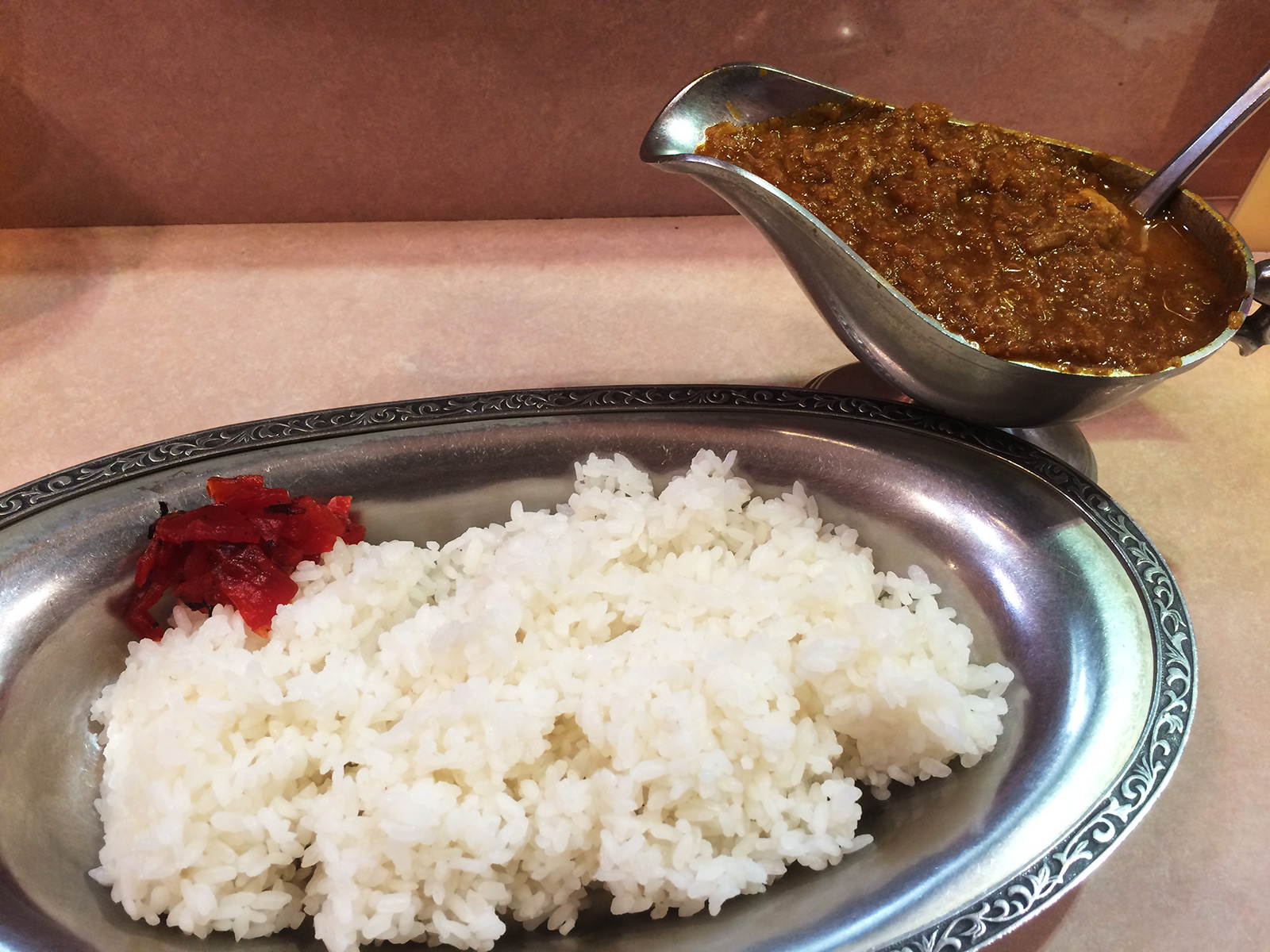 タンドゥールのインドカレー辛口 ミヤコ地下街 ひとりめし食います 名古屋のお値打ちなランチを紹介するブログ