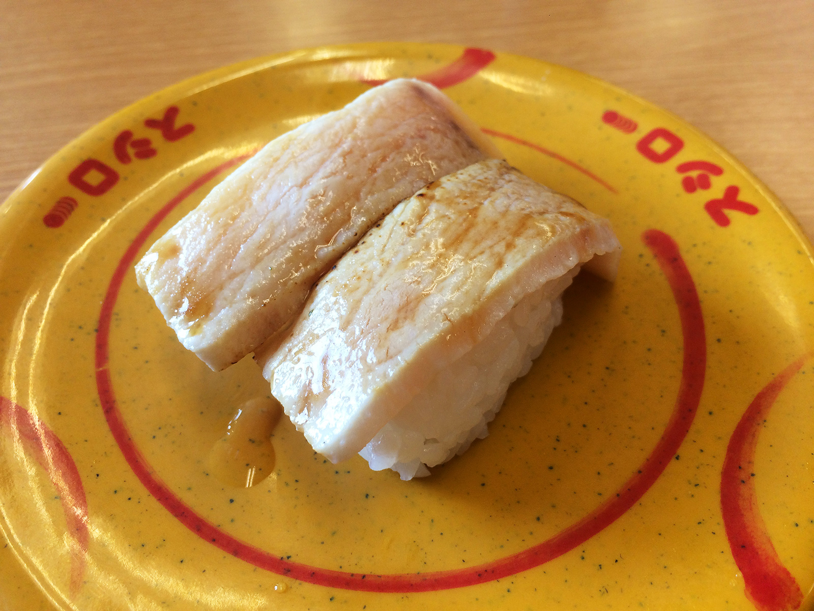 「スシロー清須古城店」の炙りメカジキ焦がし醤油やお寿司いろいろ @西枇杷島