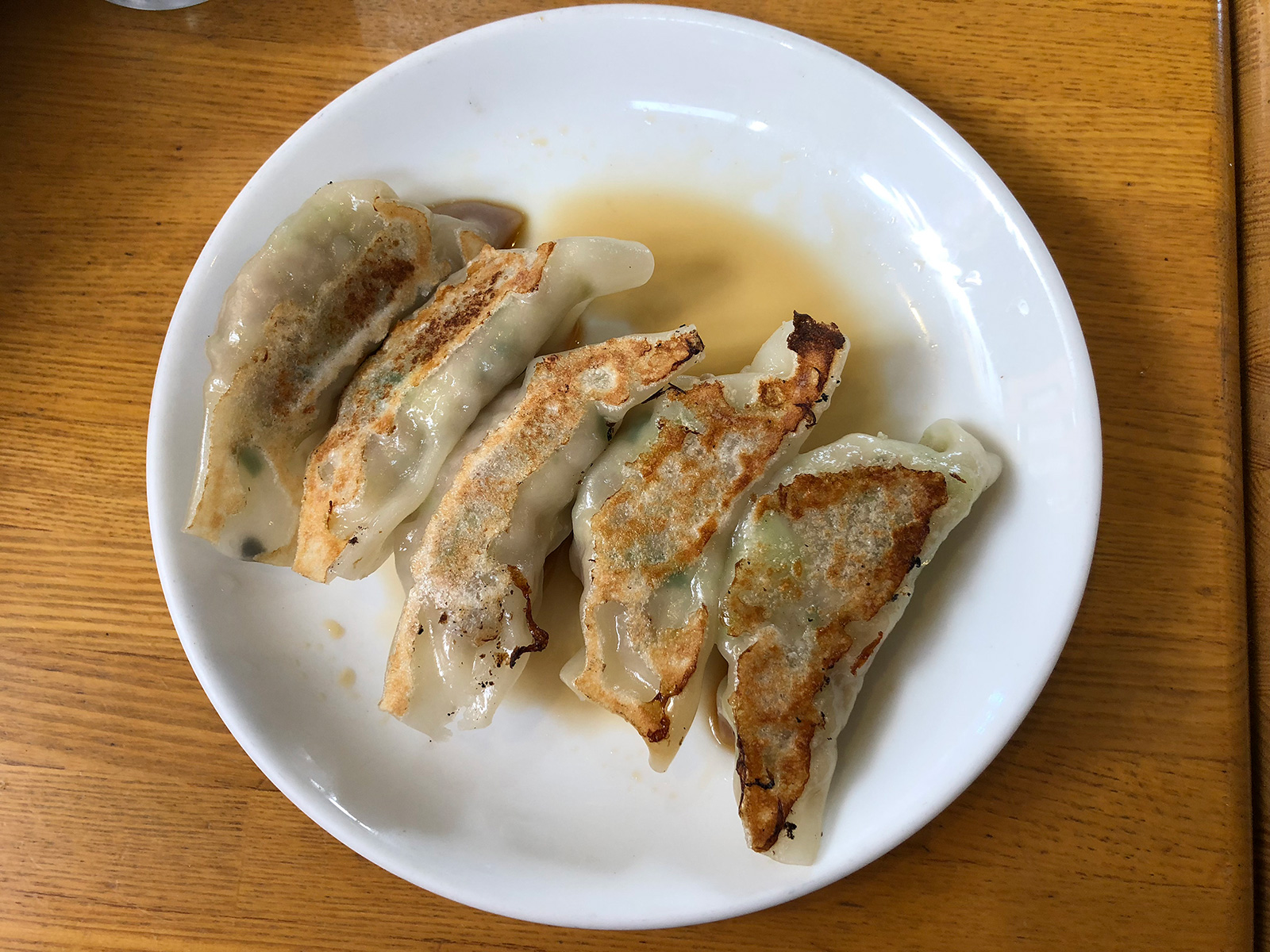 「西村麺業」の中華そばと餃子 @一宮市