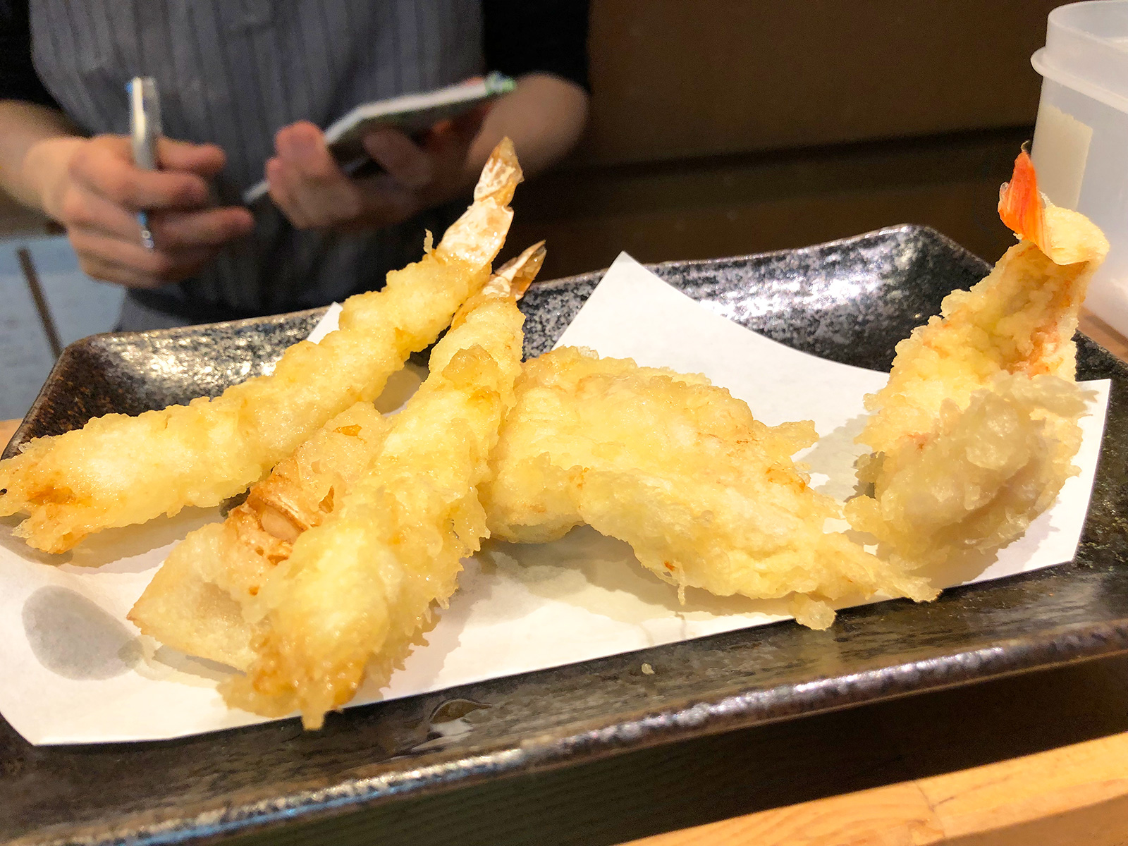 「天ぷらとワイン 小島」のお好み天定食 @中村区名駅