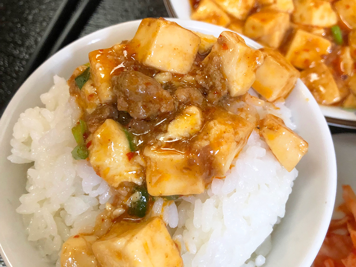「台湾料理 大安」の麻婆豆腐定食 @清須市下小田井