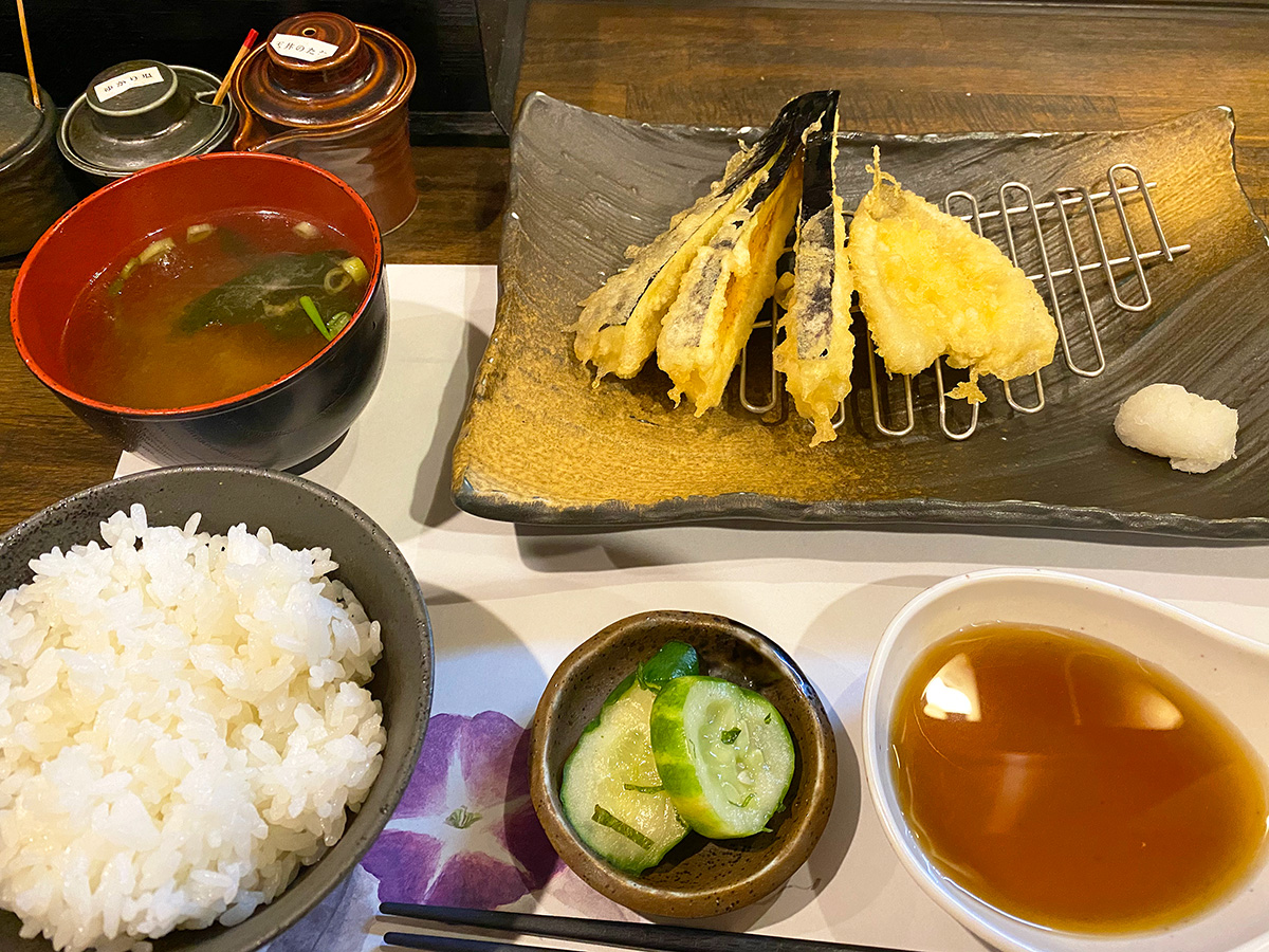 「天ぷらやげんろく」のげんろく定食 @名古屋市北区上飯田