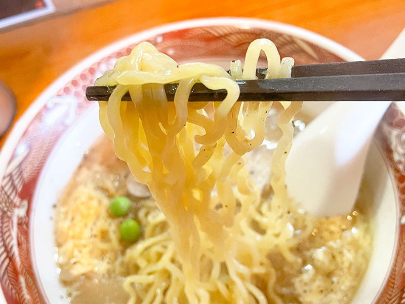 ふんわり溶き卵スープに挽きたて黒胡椒！「らーめん臺大」のくもたま麺 @名古屋市西区
